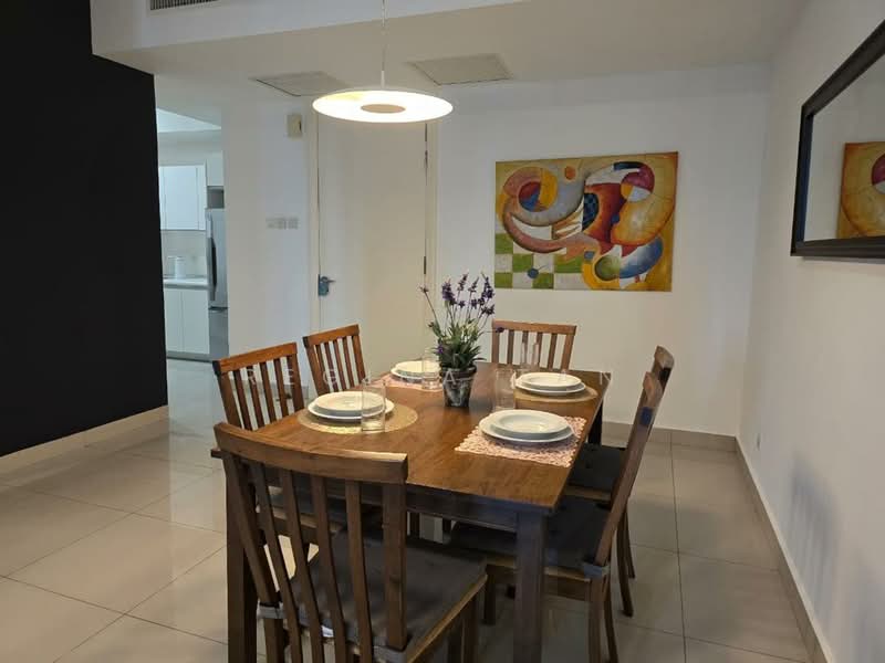 Servis Apartment untuk Disewa di Solaris Dutamas - Regina Tan - Dining Room - PropertyGuru.com.my