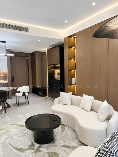 Servis Apartment untuk Disewa di Jewel by Oxley KLCC - Nicholas Loo - Living Room - PropertyGuru.com.my