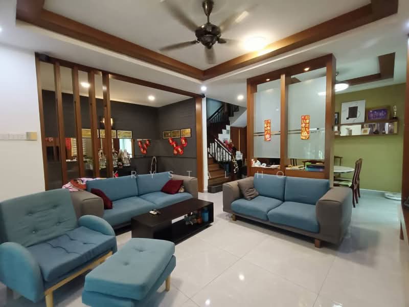 Cluster House for Sale in Austin Heights (Tebrau) - Krystal Ho - Living Room - PropertyGuru.com.my