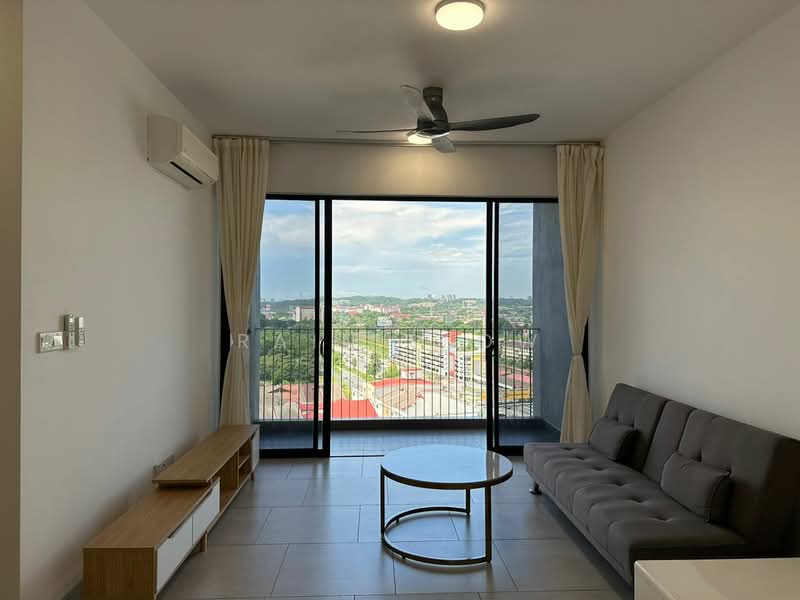 Servis Apartment untuk Disewa di Astetica Residences - Rain Leow - Living Room - PropertyGuru.com.my