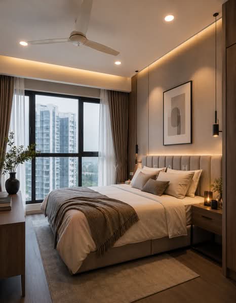 Service Residence for Sale at Ooak Serviced Apartments @ Kiara 163 - Ashley Seah - Bedroom - PropertyGuru.com.my