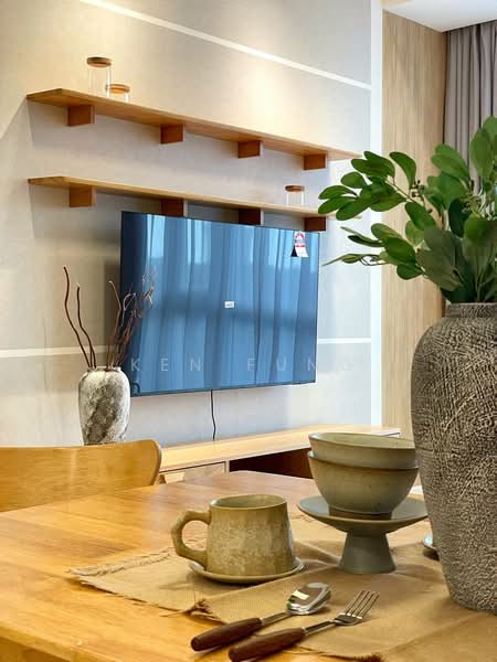 Servis Apartment untuk Disewa di Met 1 Residences - Ken Fung - Living Room - PropertyGuru.com.my