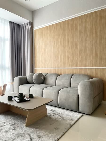 Servis Apartment untuk Disewa di Met 1 Residences - Ken Fung - Living Room - PropertyGuru.com.my
