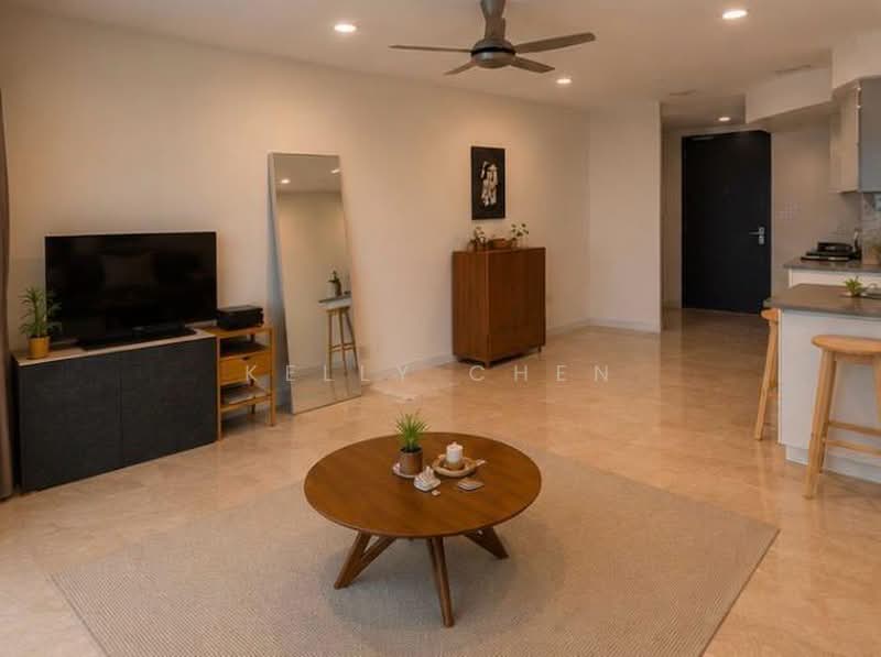 Servis Apartment untuk Disewa di The Sentral Residences - Kelly Chen - Living Room - PropertyGuru.com.my