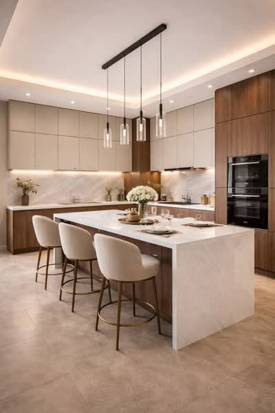 Servis Apartment untuk Dijual di The Connaught One - Jennifer Pong - Kitchen - PropertyGuru.com.my