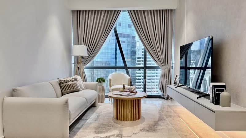 Service Residence for Rent at SO Sofitel Kuala Lumpur Residences - Pei Wen Teck - Living Room - PropertyGuru.com.my