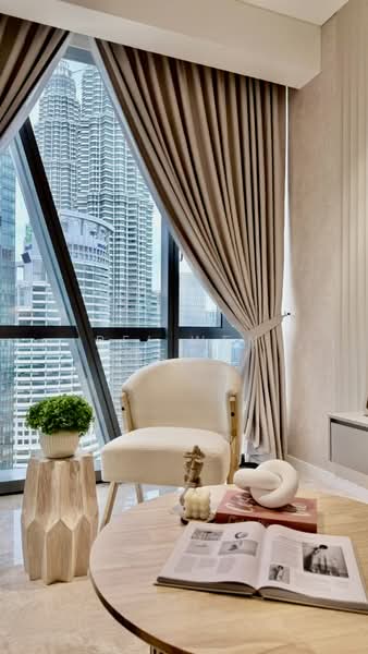 Service Residence for Rent at SO Sofitel Kuala Lumpur Residences - Pei Wen Teck - Living Room - PropertyGuru.com.my