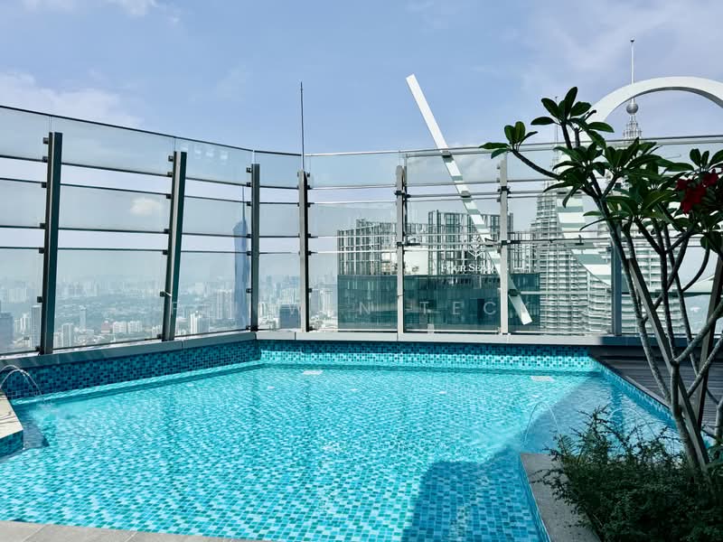 Service Residence for Rent at SO Sofitel Kuala Lumpur Residences - Pei Wen Teck - Sky Pool - PropertyGuru.com.my