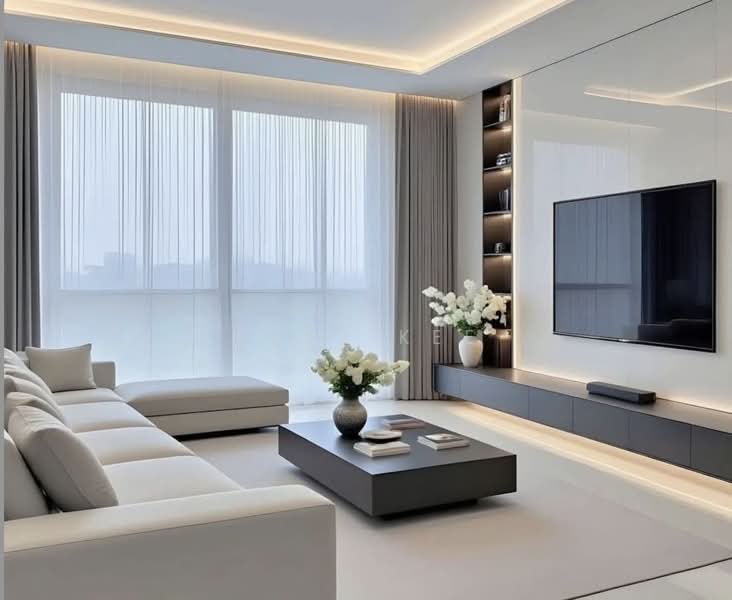 Servis Apartment untuk Dijual di The Rosewoodz @ Bukit Jalil - Avex Kee - Living Room - PropertyGuru.com.my