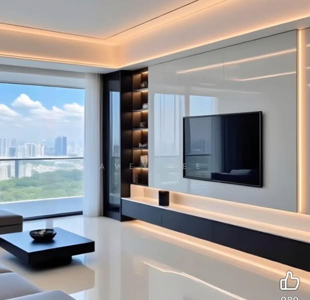 Servis Apartment untuk Dijual di The Rosewoodz @ Bukit Jalil - Avex Kee - Living Room - PropertyGuru.com.my