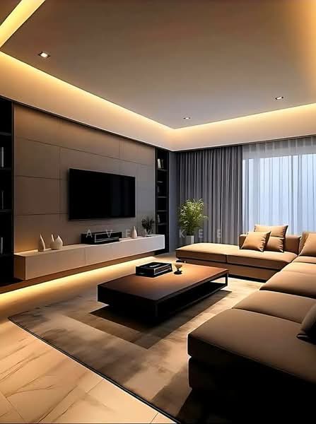 Servis Apartment untuk Dijual di Twin Arkz - Avex Kee - Living Room - PropertyGuru.com.my