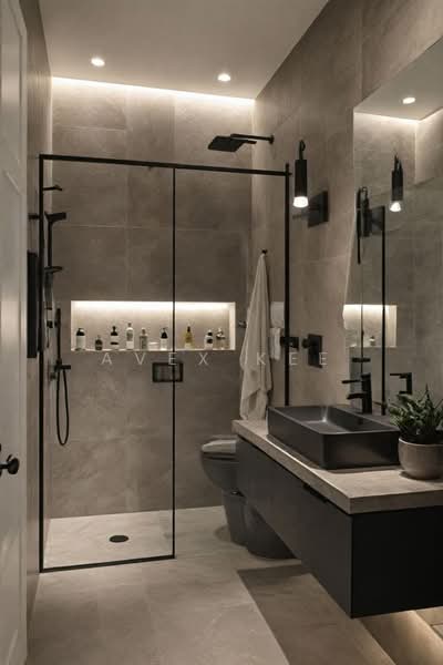 Servis Apartment untuk Dijual di Twin Arkz - Avex Kee - Bathroom - PropertyGuru.com.my