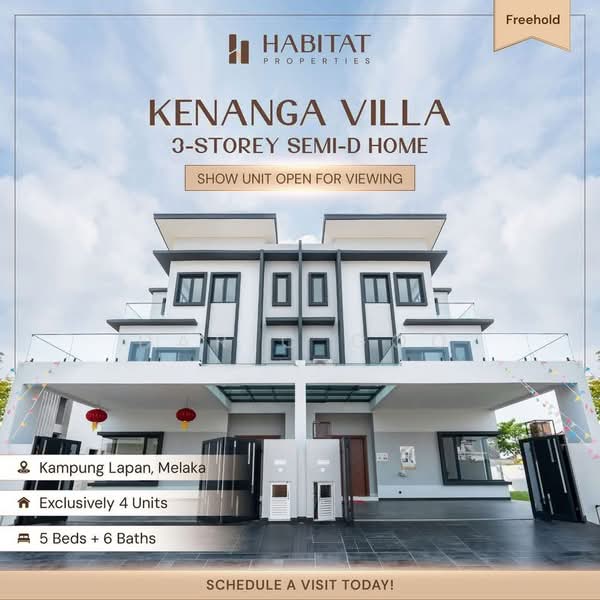 Semi-Detached House for Sale in Kampung Lapan (Melaka City) - Daric Goo - PropertyGuru.com.my