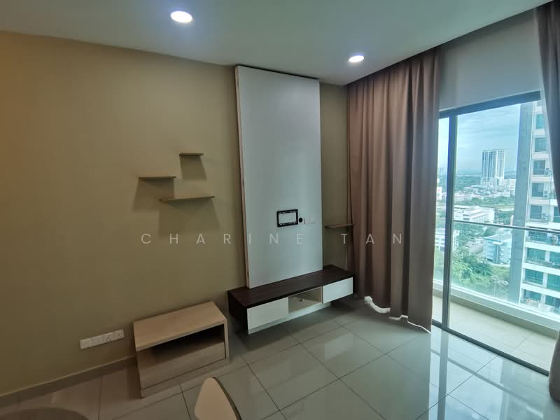 Service Residence for Rent at Cybersquare - Charine Tan - Living Room - PropertyGuru.com.my