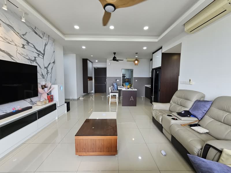 Condominium for Sale at Casa Green Condominium - Kent Fatt - Living Room - PropertyGuru.com.my