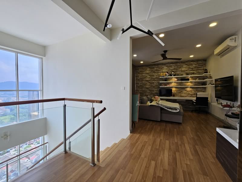 Condominium for Sale at Casa Green Condominium - Kent Fatt - Living Room - PropertyGuru.com.my