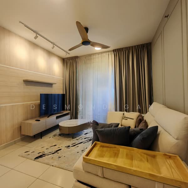 Servis Apartment untuk Disewa di Setia City Residences - Desmond Gan - Living Room - PropertyGuru.com.my