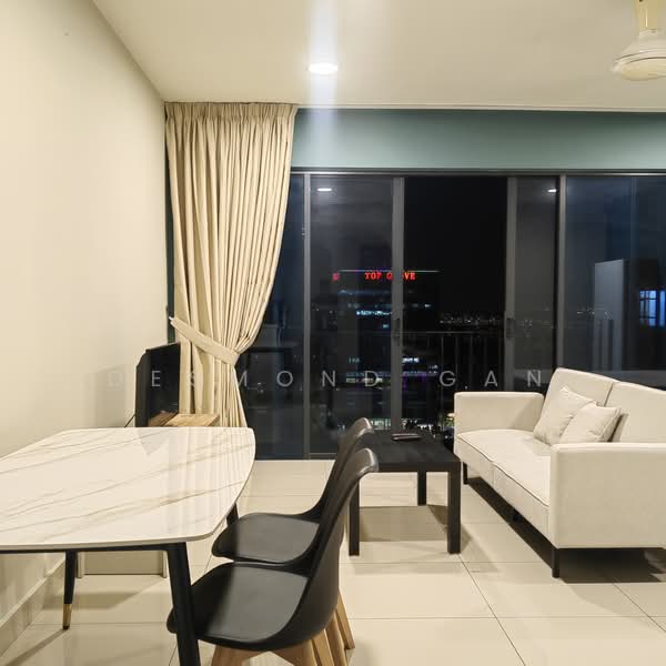 Servis Apartment untuk Disewa di Trefoil - Desmond Gan - Living Room - PropertyGuru.com.my