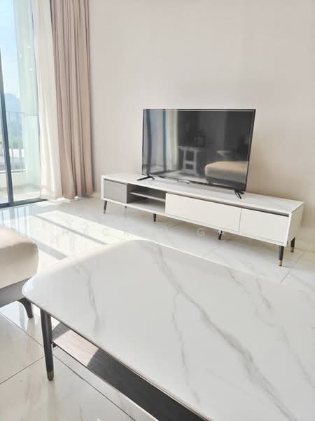 Condominium for Rent at South Brooks - Hacken Gan - Living Room - PropertyGuru.com.my