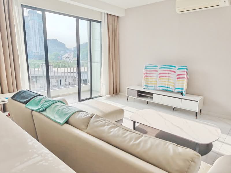 Condominium for Rent at South Brooks - Hacken Gan - Living Room - PropertyGuru.com.my