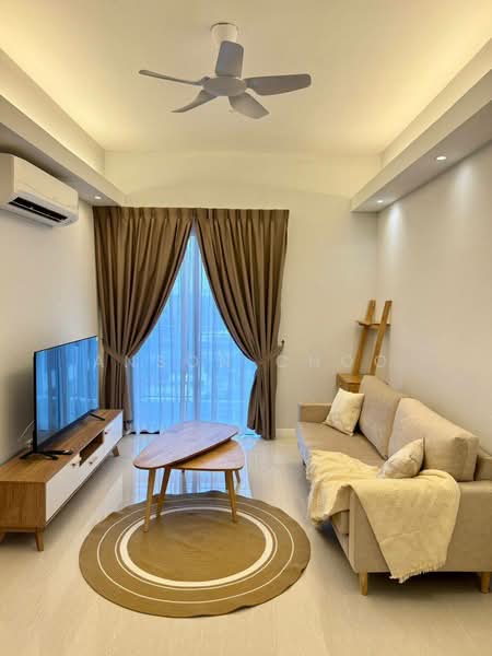 Servis Apartment untuk Disewa di The Sentral Suites - Anson Choo - Living Room - PropertyGuru.com.my