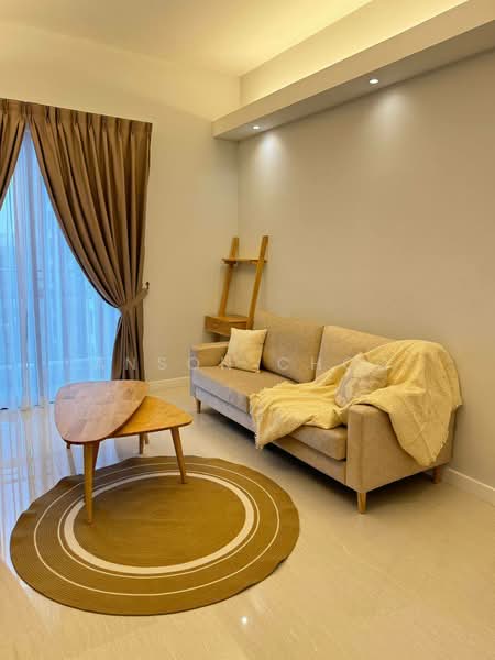 Servis Apartment untuk Disewa di The Sentral Suites - Anson Choo - Living Room - PropertyGuru.com.my