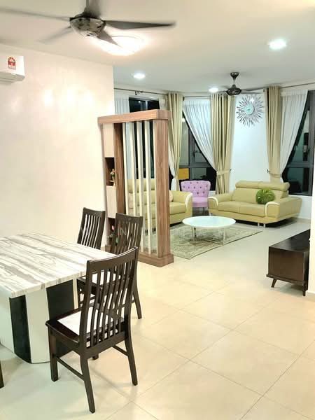 Service Residence for Rent at KL Gateway Premium Residences - Wind Mah - Living Room - PropertyGuru.com.my