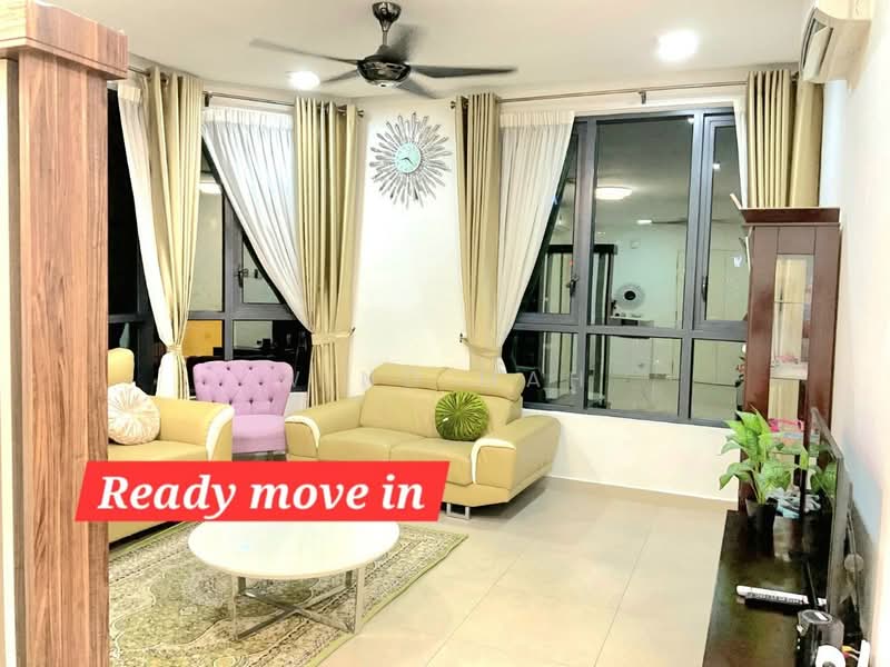 Service Residence for Rent at KL Gateway Premium Residences - Wind Mah - Living Room - PropertyGuru.com.my