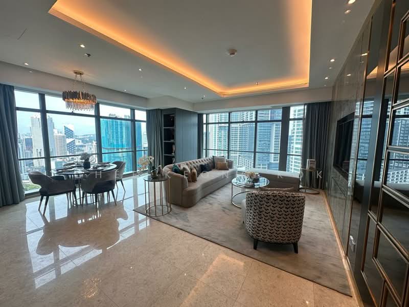 Servis Apartment untuk Disewa di The Ritz-Carlton Residences - Chee Keong Kok - Living Room - PropertyGuru.com.my