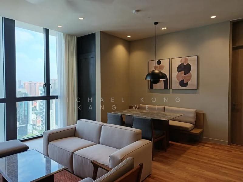 Service Residence for Rent at The Conlay - Michael Kong Kang Wei - Living Room - PropertyGuru.com.my