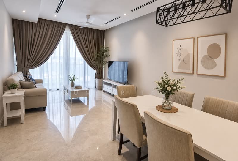 Service Residence for Rent at The Manor - Summer Tam - Living Room - PropertyGuru.com.my