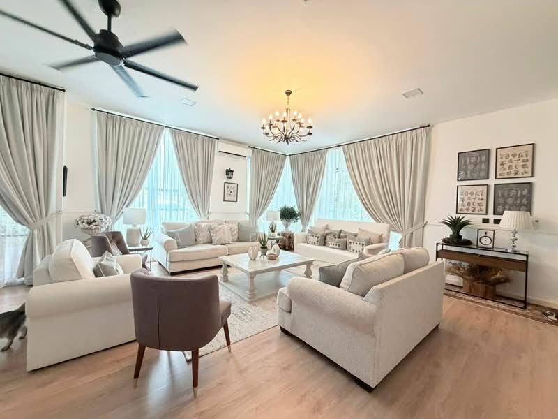 Semi-Detached House for Sale in Cyberjaya (Selangor) - Jared Wong - Living Room - PropertyGuru.com.my