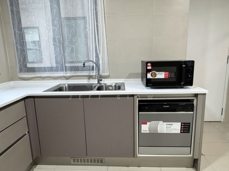 Kondominium untuk Disewa di Residensi 22 - Jeff Siow - Kitchen - PropertyGuru.com.my