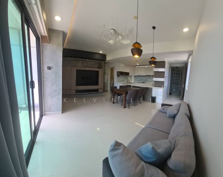 Kondominium untuk Disewa di Kiara East - Kelvin Lee - Living Room - PropertyGuru.com.my