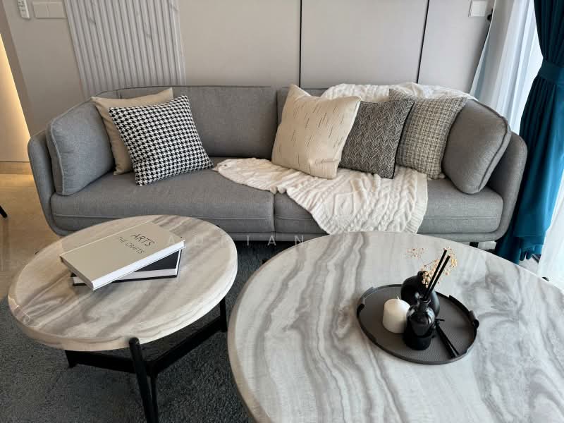 Service Residence for Rent at Lucentia Residences - Adrian Ng - Living Room - PropertyGuru.com.my