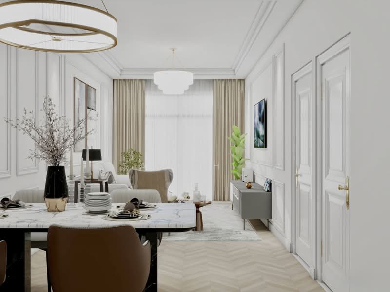 Service Residence for Sale at Trinity Rainfora - Sam Chiw - Living Room - PropertyGuru.com.my