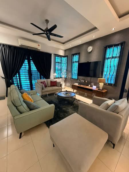 2-storey Terraced House for Rent in Setia Indah (Setia Alam) - Chloe Tan - Living Room - PropertyGuru.com.my