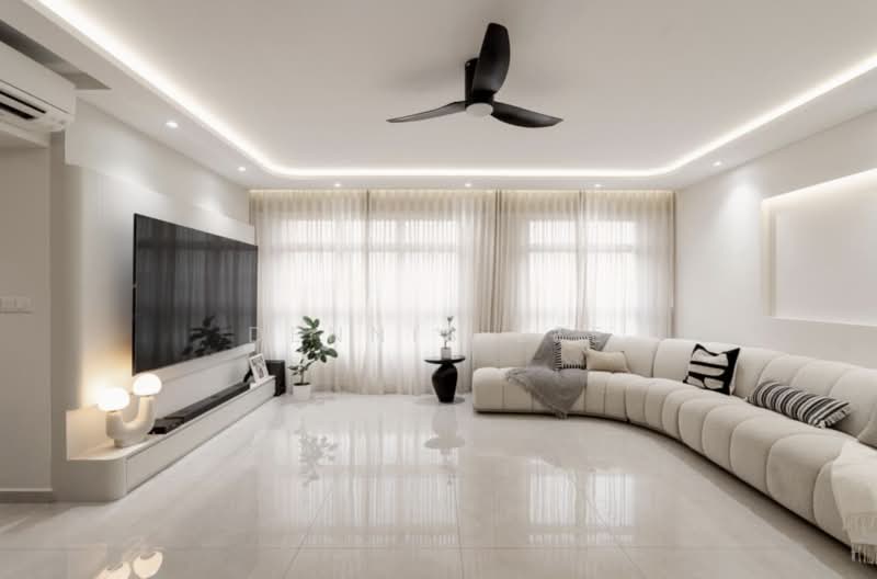 Servis Apartment untuk Dijual di TriTower Residence @ Johor Bahru Sentral - Dennis Lee - Living Room - PropertyGuru.com.my