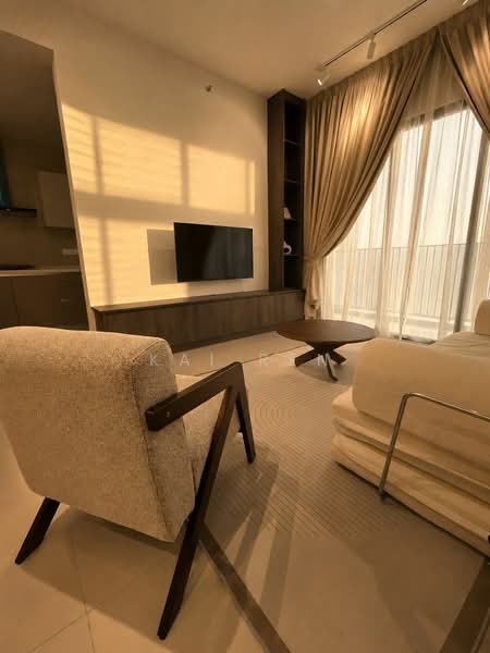 Servis Apartment untuk Disewa di Residensi Ava @ Kiara Bay - Kai Ren - Living Room - PropertyGuru.com.my