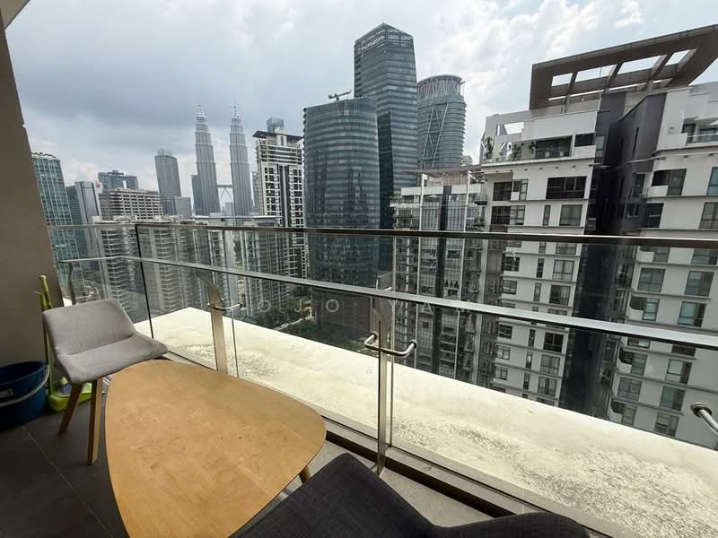 Service Residence for Rent at The Manor - Jojo Yam - Balcony - PropertyGuru.com.my