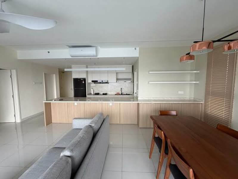 Servis Apartment untuk Disewa di TRIO By Setia - John Tee - Living Room - PropertyGuru.com.my