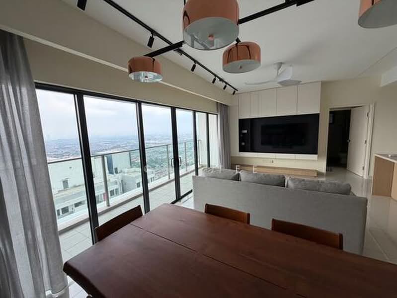Servis Apartment untuk Disewa di TRIO By Setia - John Tee - Living Room - PropertyGuru.com.my