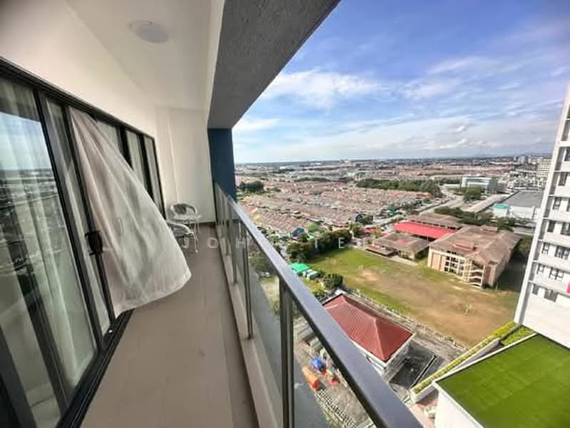 Servis Apartment untuk Disewa di TRIO By Setia - John Tee - Balcony - PropertyGuru.com.my