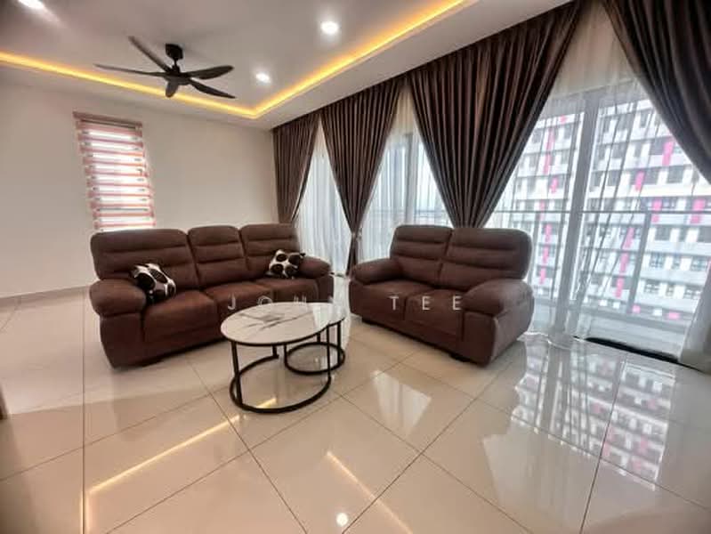Servis Apartment untuk Disewa di TRIO By Setia - John Tee - Living Room - PropertyGuru.com.my