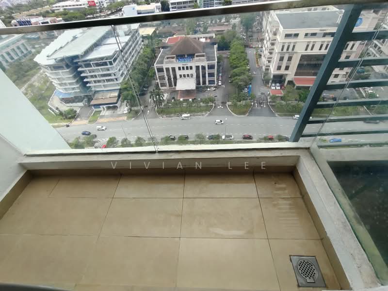 Service Residence for Rent at Cybersquare - Vivian Lee - Balcony - PropertyGuru.com.my