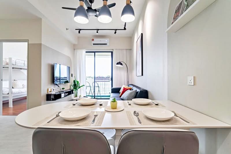 Servis Apartment untuk Disewa di SUNSURIA FORUM SERVICED APARTMENT - Ray Lee - Living Room - PropertyGuru.com.my