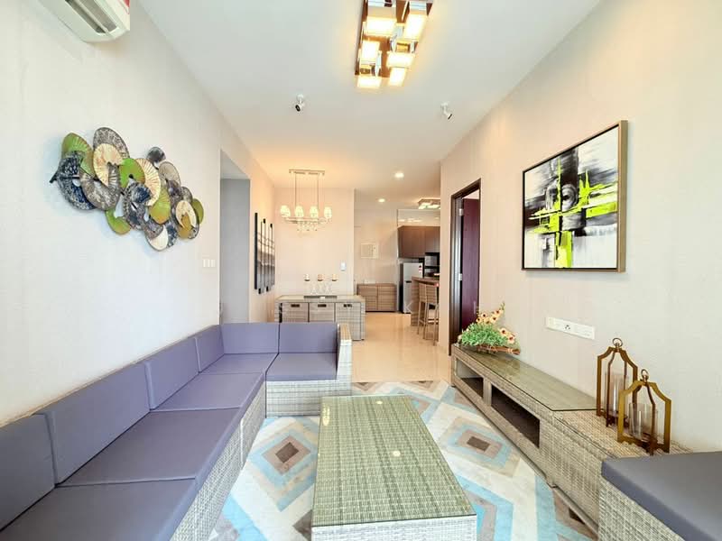 Kondominium untuk Disewa di Bay Point @ Country Garden Danga Bay - Jessy Koh - Living Room - PropertyGuru.com.my