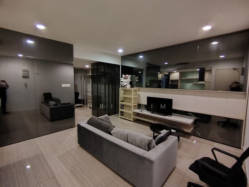 Servis Apartment untuk Disewa di Eve Suite / NZX Square - Chris Lim - Living Room - PropertyGuru.com.my