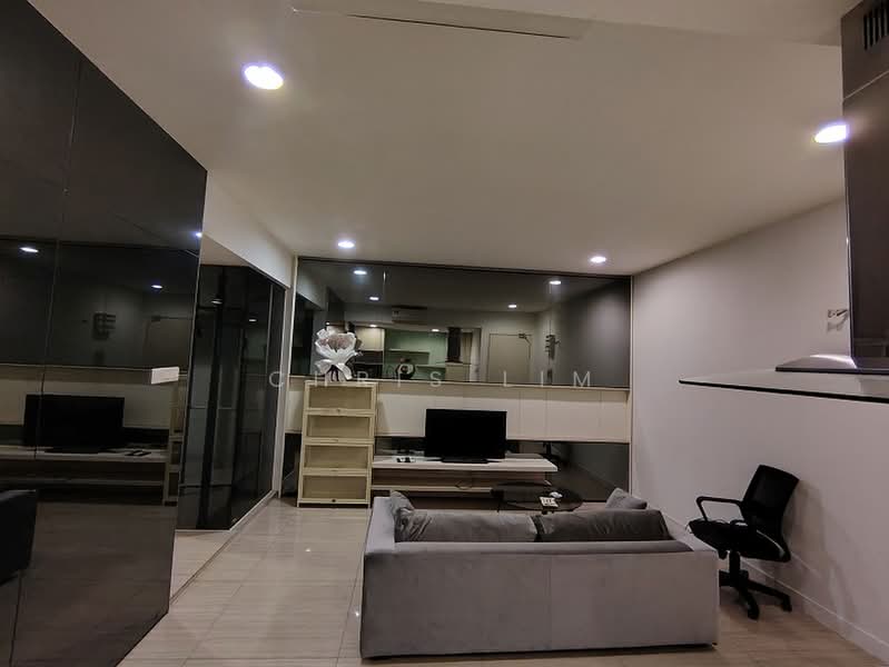 Servis Apartment untuk Disewa di Eve Suite / NZX Square - Chris Lim - Living Room - PropertyGuru.com.my