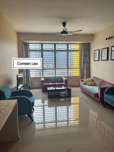 Kondominium untuk Disewa di Spring & Summer Tower, All Seasons Park - Correen Lee - Living Room - PropertyGuru.com.my